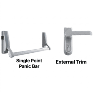 PUSH BAR + EXTERNAL TRIM COMBO