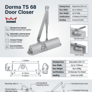 TS 68 Dorma Standard Arm Door Closer